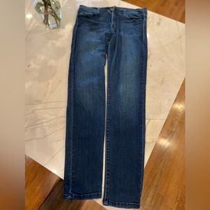 Flying Monkey Women's Skinny Jeans - Dark Blue Wash